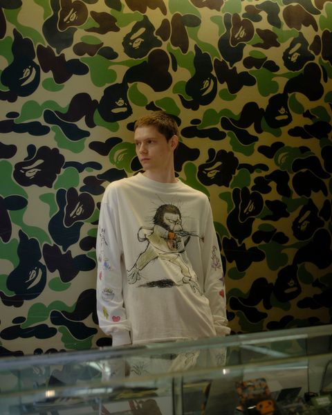 セントマイケル 26AW RUNNING BAPE_LS T-SHIRT (SM-MK1-0000-C38) WHITE☆9月19日(土)発売！