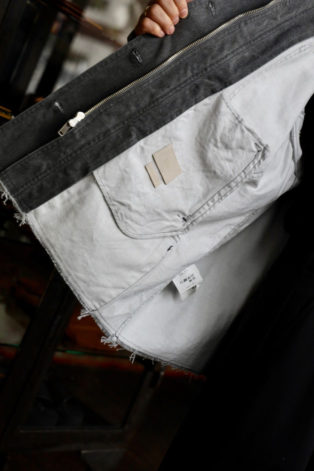 ヨーク25SS カバーオールCOTTON CUT-OFF COVERALL JACKET(YK25SS0925B)GRAY