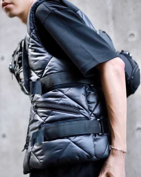 JUNYA WATANABE MAN 23AW 新作Innerraumインナーラムリップストップ中綿ベスト①