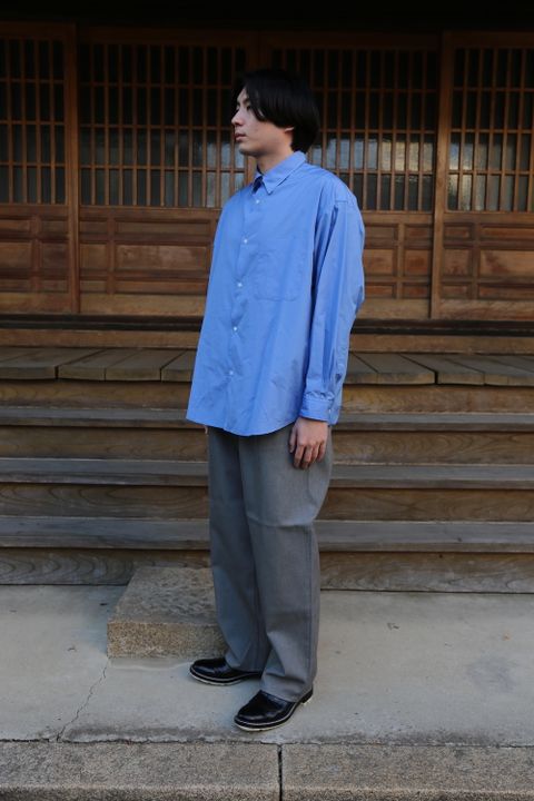 Broad L/S Oversized Regular Collar Shirt style.2021.1.17.