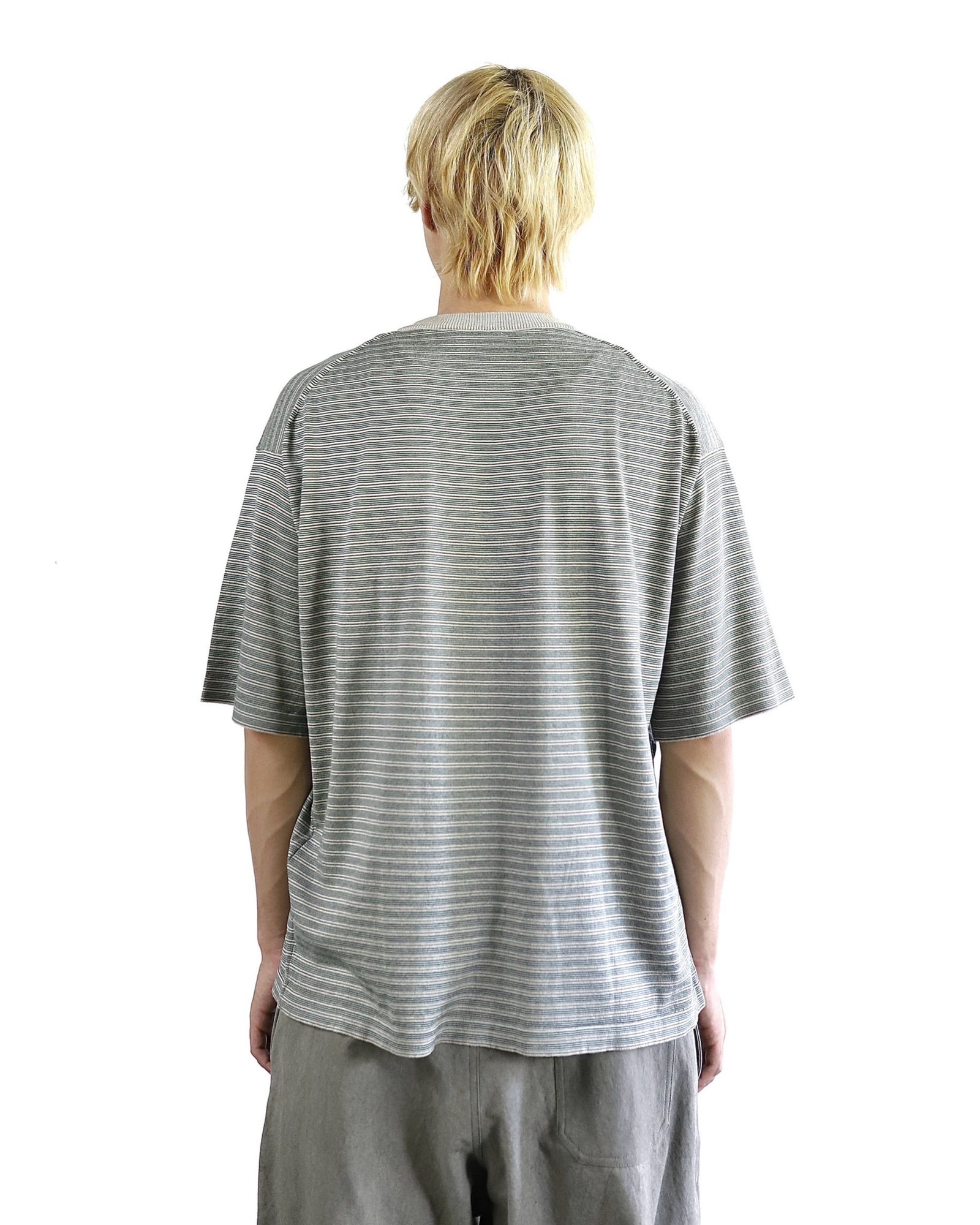 A.PRESSE 24SS High Gauge S/S Striped T-Shirt style 2024.4.13 