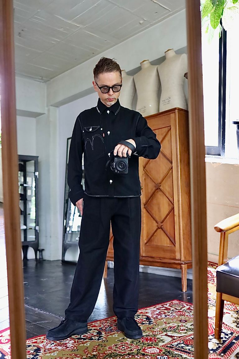 170cm/58kg 着用サイズS.