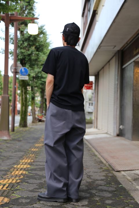 Graphpaper Triple Cloth Wide Chef pants"C.GRAY"Style.2020.8.23.