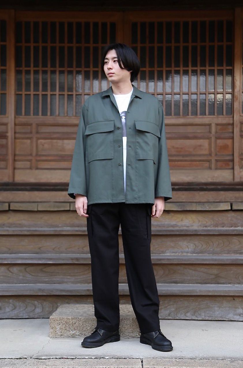 カラーグリーンGraphpaper（グラフペーパー）Millitary Jacket