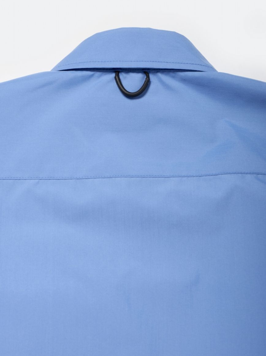 DAIWA PIER39(ダイワピア39) TECH REGULAR COLLAR SHIRT L/S SOLID(BE-81026)SAX☆2月21日(土)発売！