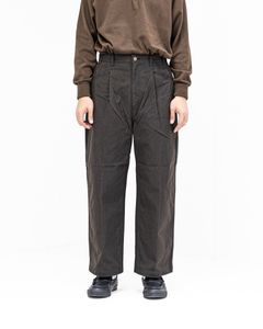 コムデギャルソンオム26SS ナイロンオックス製品染ワークパンツ(HQ-P003-051)BROWN☆2月6日(金)発売！