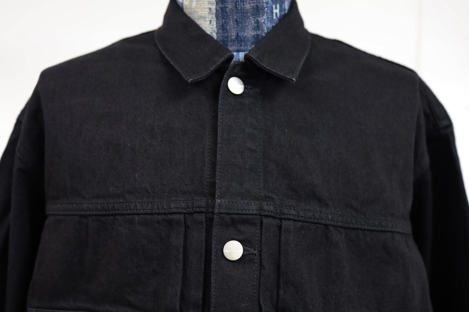 グラフペーパー Selvage Denim Jacket(GU261-20054RB)BLACK_WASHED★1月24日(土)発売！