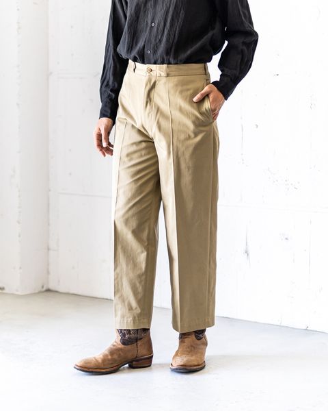 ブラームスルーツストック 25FW 2046D Chino Pants(bROOTS24F20F25)DustyBeige