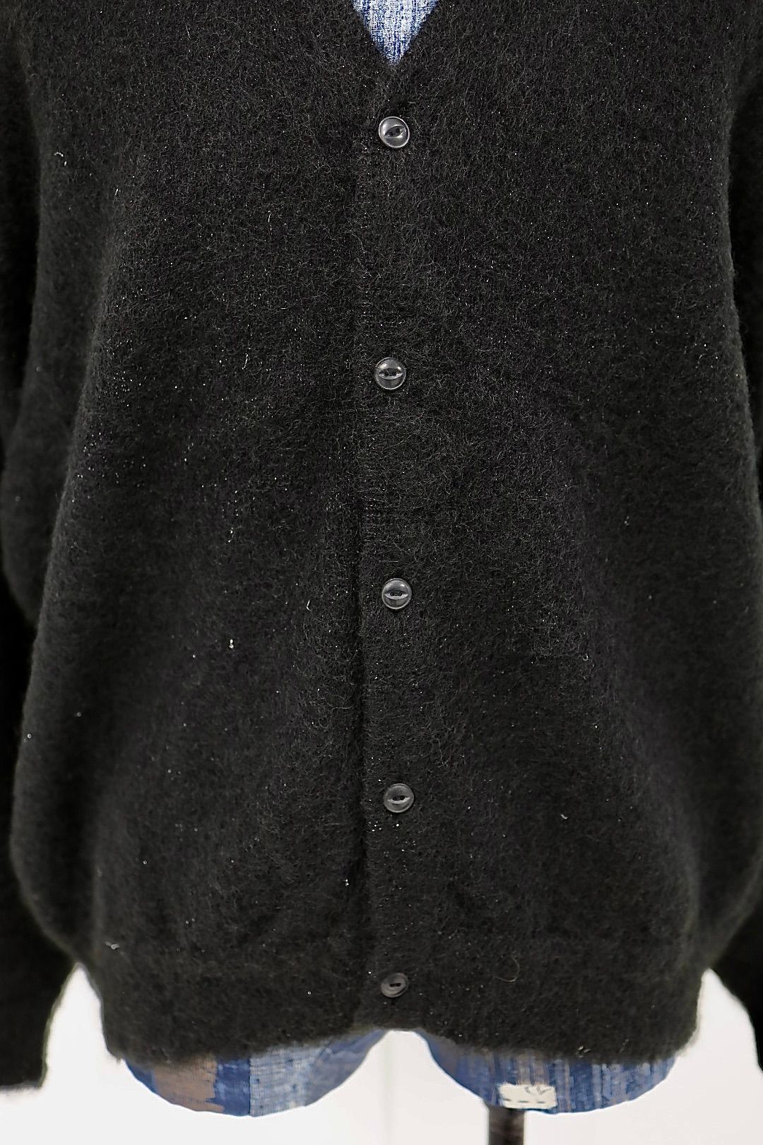 S.F.C 25FW エスエフシー LAME MOHAIR CARDIGAN(SFCFW25KN01)Black