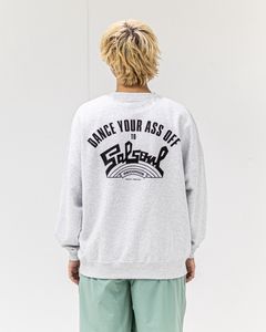 イズネスミュージック 26SS SALSOUL CREW NECK SWEATSHIRT(ISNESSMUSIC×SALSOUL) (IMP7_04_SALSOULSW-01-1)ASH☆新作発売！