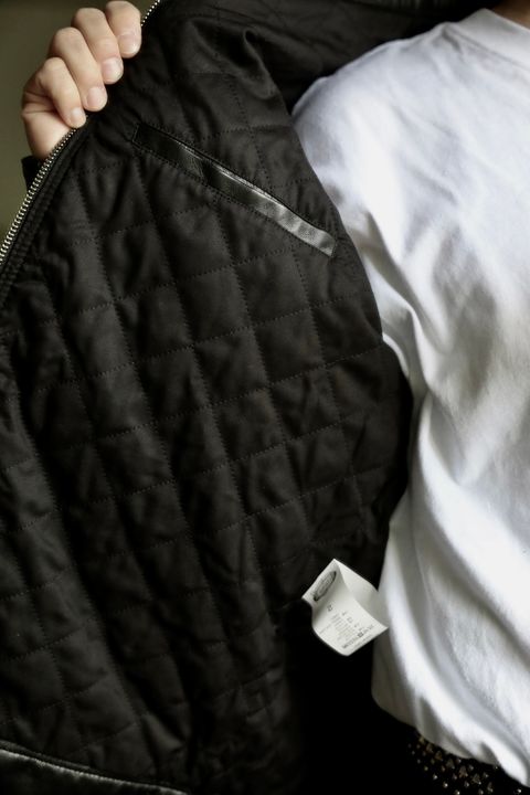 LASTMAN 24AW ラストマン大久保篤志 LEATHER DRIZZLER JACKETスタイル
