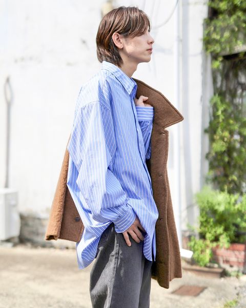 blurhms ブラームス 23FW Wool Shaggy Cruiser Jacketスタイル