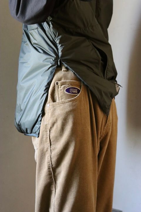 SEDAN ALL-PURPOSE セダンオールパーパス 23AW OVAL LOGO CORDUROY PANTスタイル