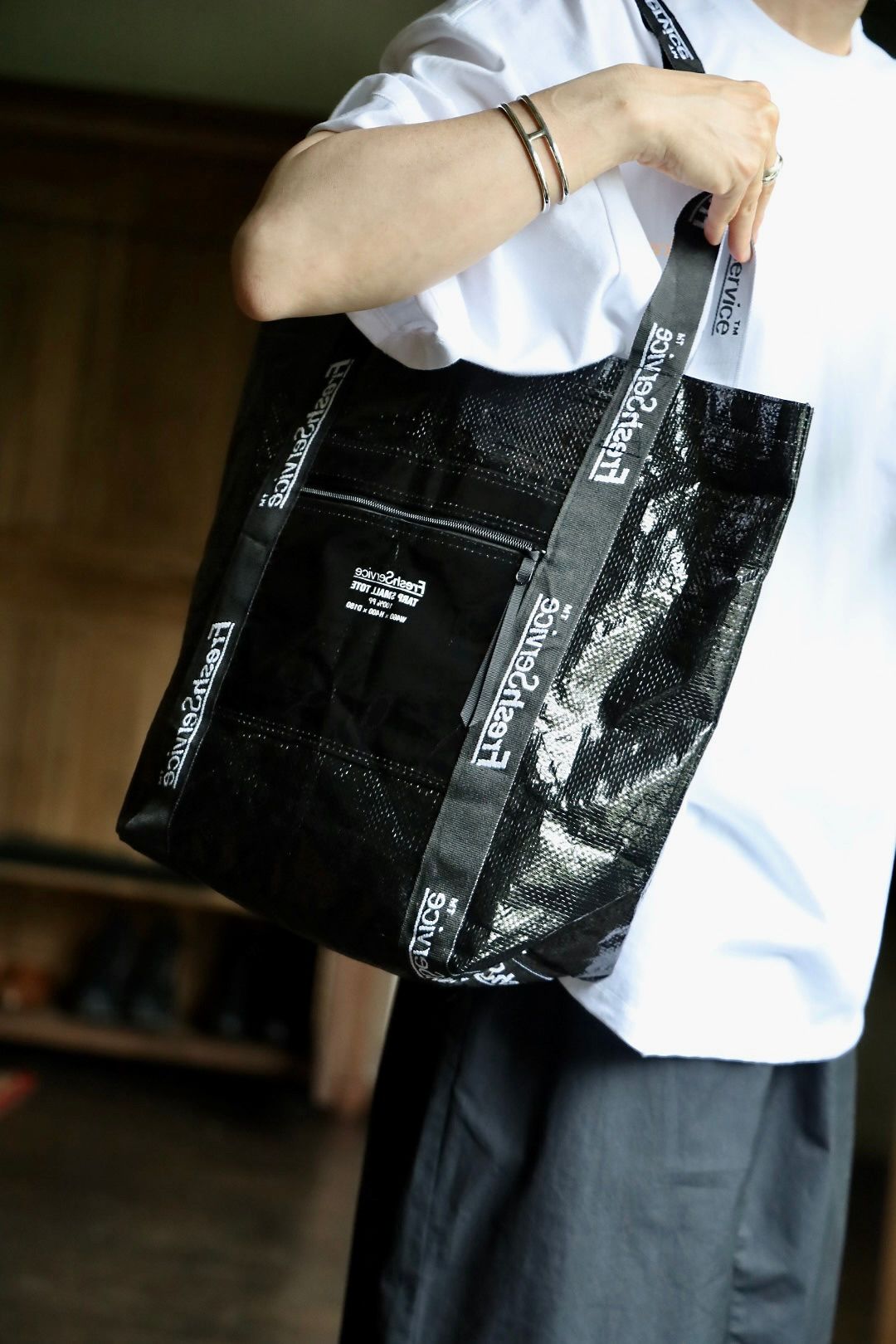 FreshService - フレッシュサービス トートバッグTARP SMALL TOTE(FSP241-90089B)BLACK | mark