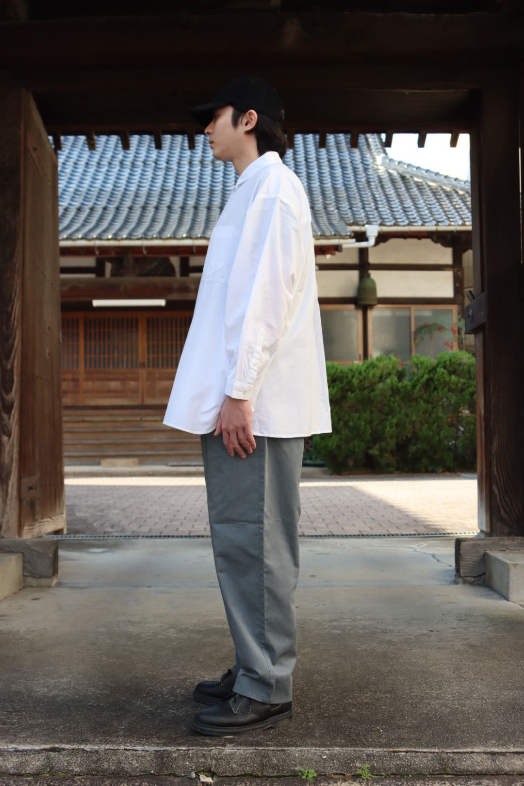 FreshService CORPORATE REGULAR COLLAR SHIRT"WHITE"style.