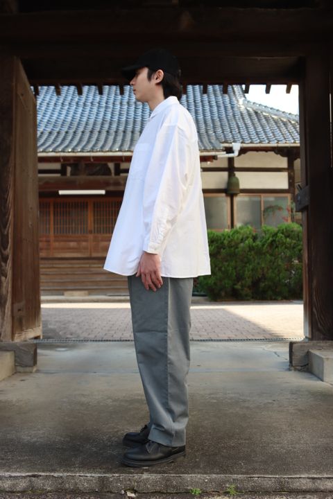 FreshService CORPORATE REGULAR COLLAR SHIRT"WHITE"style.