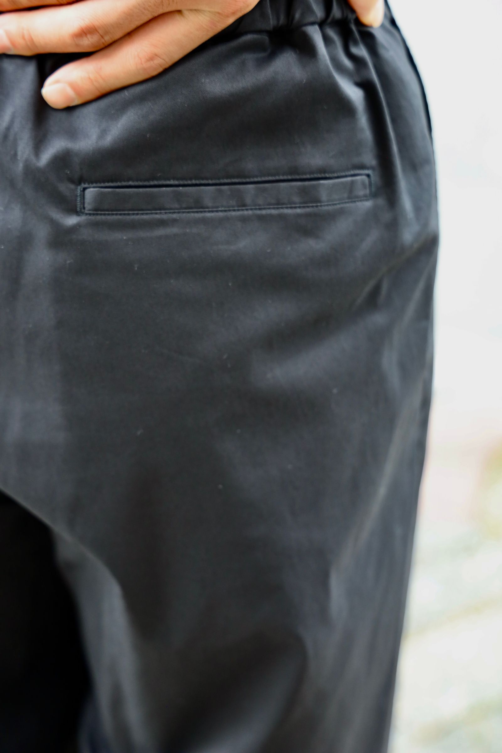 グラフペーパー Solotex Twill Wide Chef Pants(BLACK)