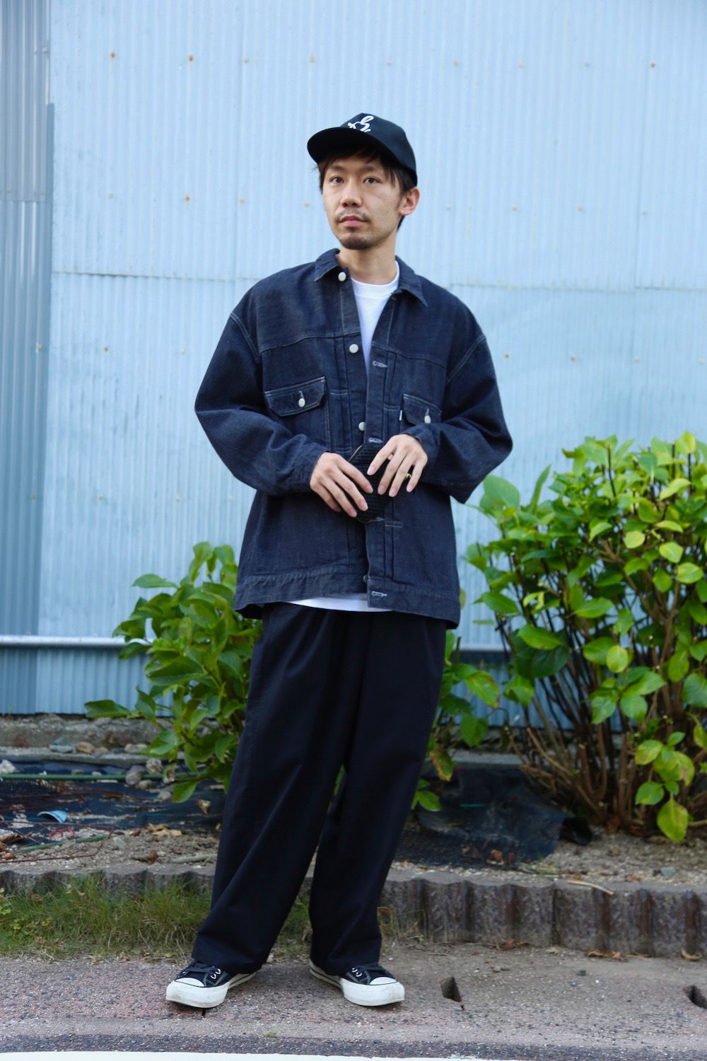 graphpaper comfort denim blouson indigo | labiela.com