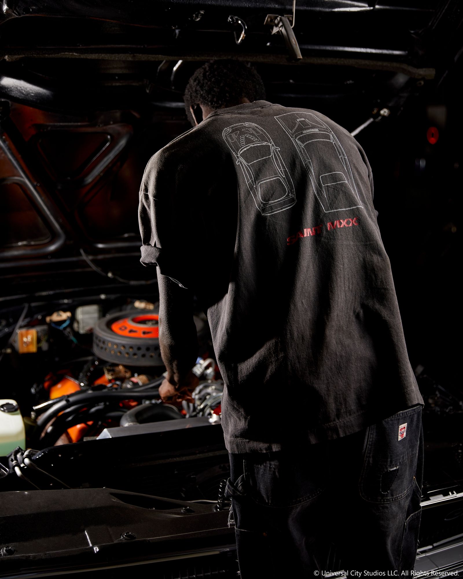 セントマイケル 26SS FAST FURIOUS FF_SS T-SHIRT(SM-MK8-0000-C06)BLACK☆4月29日(水)新作発売！