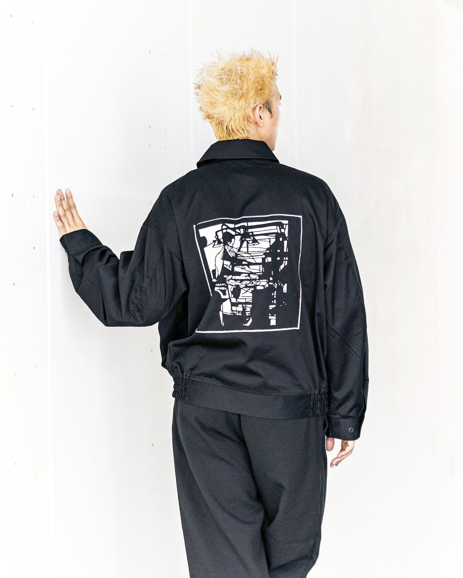フレッシュサービス AS×FS CORPORATE BLOUSON "LITHOGRAPH"(FSC253-30156AS)BLACK☆8月30日(土)発売！