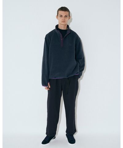 セダンオールパーパスFW23 Fleece Snap Pullover (SD23F-CT07)Navy