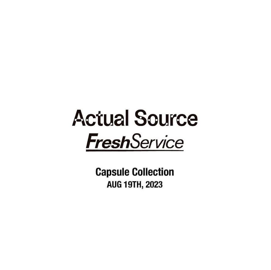 FreshService - フレッシュサービス23AW TシャツAS ×FS CORPORATE S/S