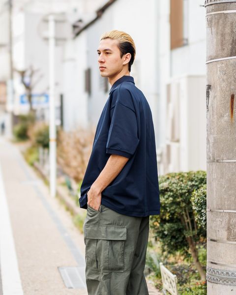 FreshService DRY PIQUE JERSEY S/S POLO(NAVY)3月15日(土)新作発売！