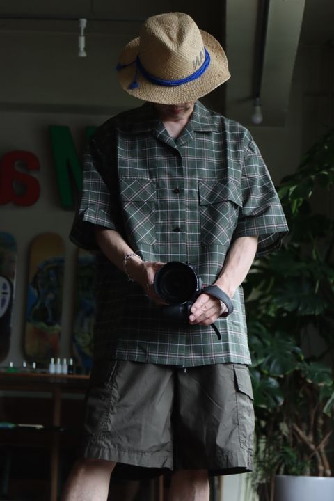 COMME des GARCONS HOMME 22SS リネン綿チェックシャツスタイル.2022.5.6.