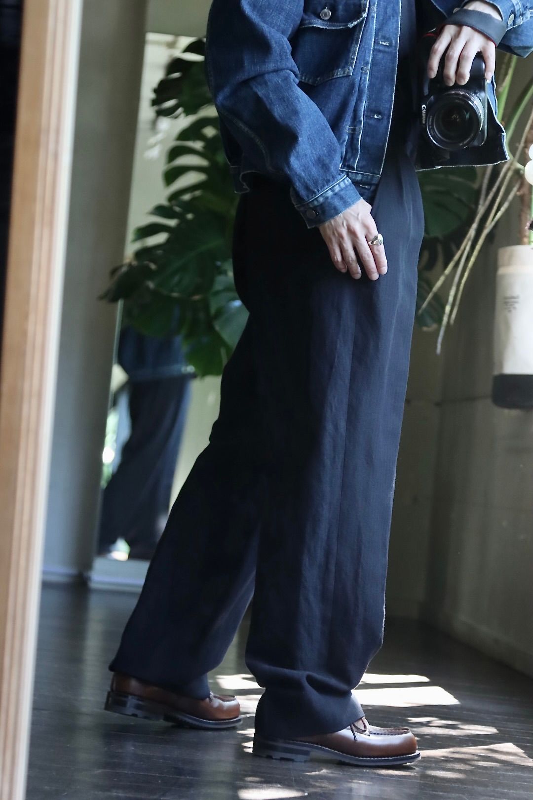 A.PRESSE 23SS Wide Tapered Trousersスタイル2023.5.11.