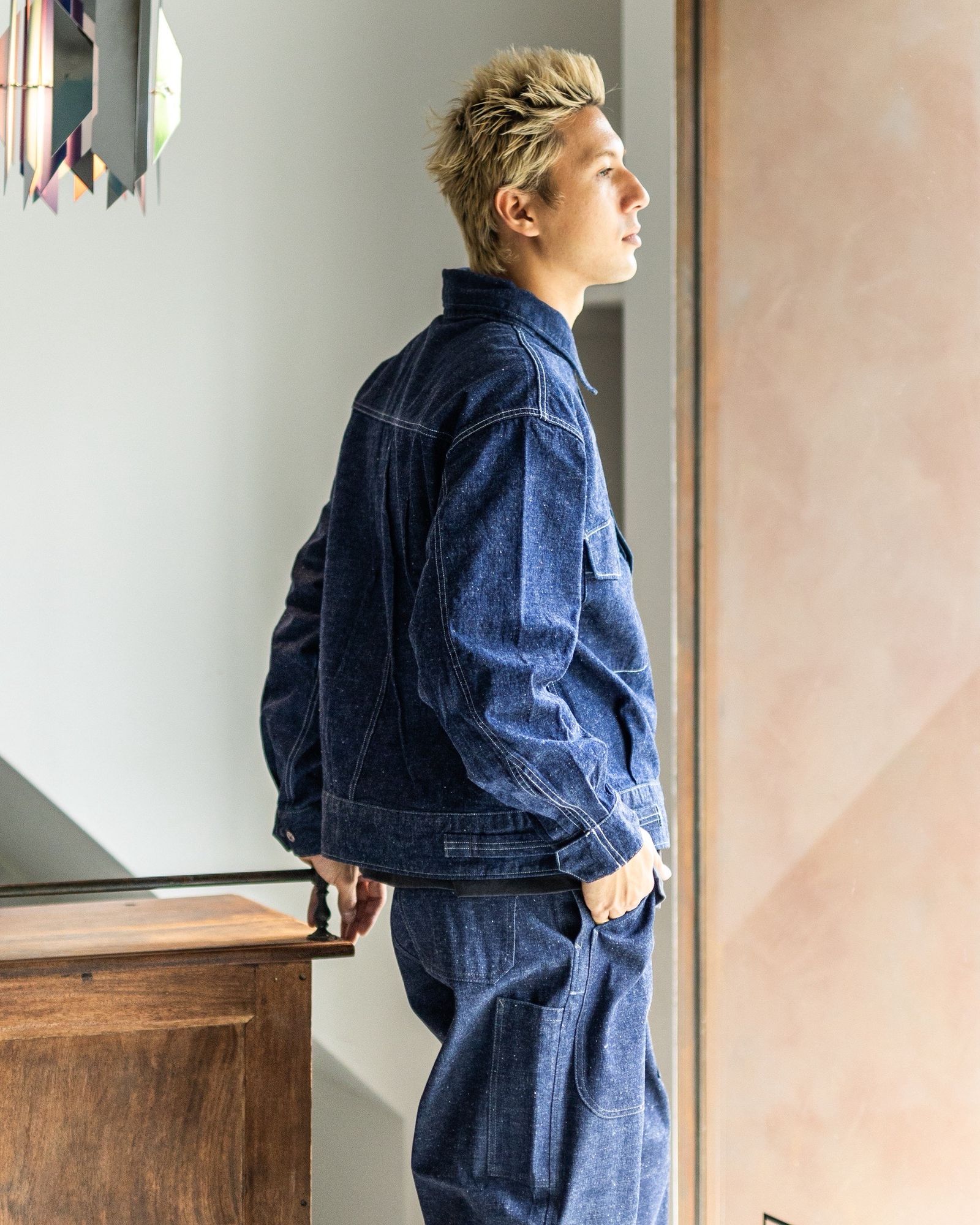 アプレッセ 2025 STYLE2 Roval Canadian Navy Denim Work Jacket(25AAP-01-42)INDIGO
