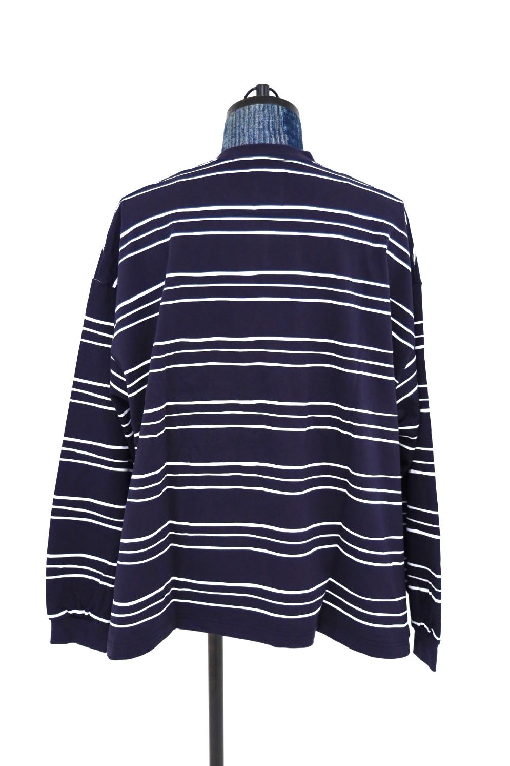 S.F.C 2026FW エスエフシー SUPER BIG LS TEE(MULTI STRIPE) (SFCFW26CS05)Navy☆9月12日(土)発売！