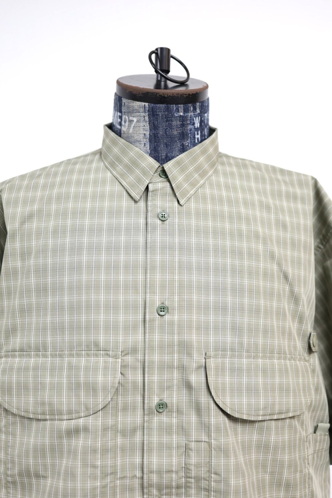 DAIWA PIER39(ダイワピア39) TECH FISHING SHIRT S/S SUMMER PLAID(BE-70026)SAGE GRAY☆2月21日(土)発売！