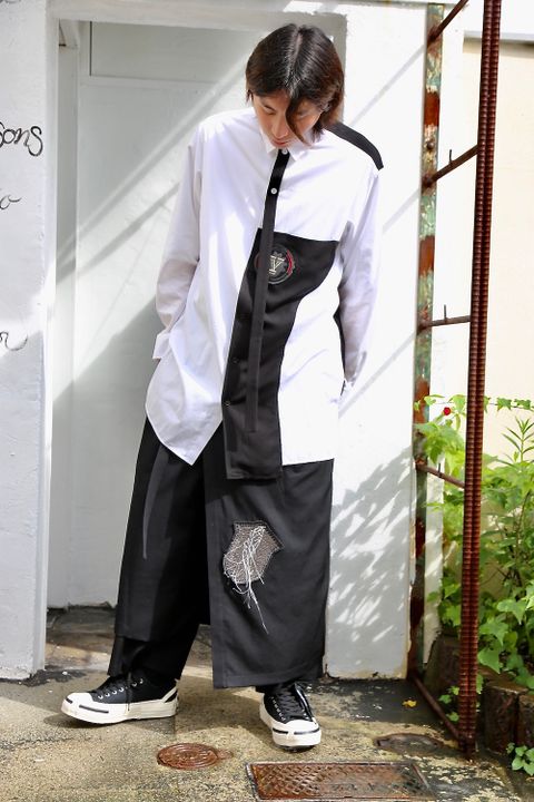 Yohji Yamamoto W-切り替えBシャツスタイル.2020.7.25.