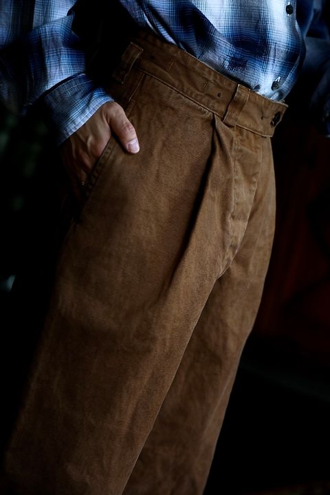 Gurank Railway pants (2554)CAMELスタイル.2025.10.13.