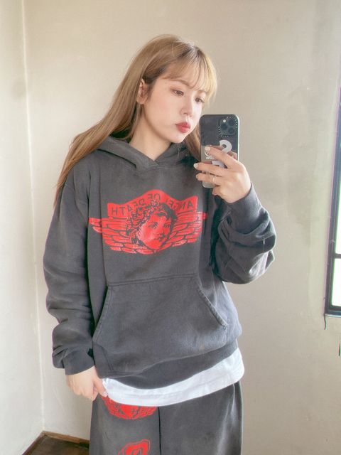 セントマイケル 新作ANGEL HOODIE style.2024.1.12