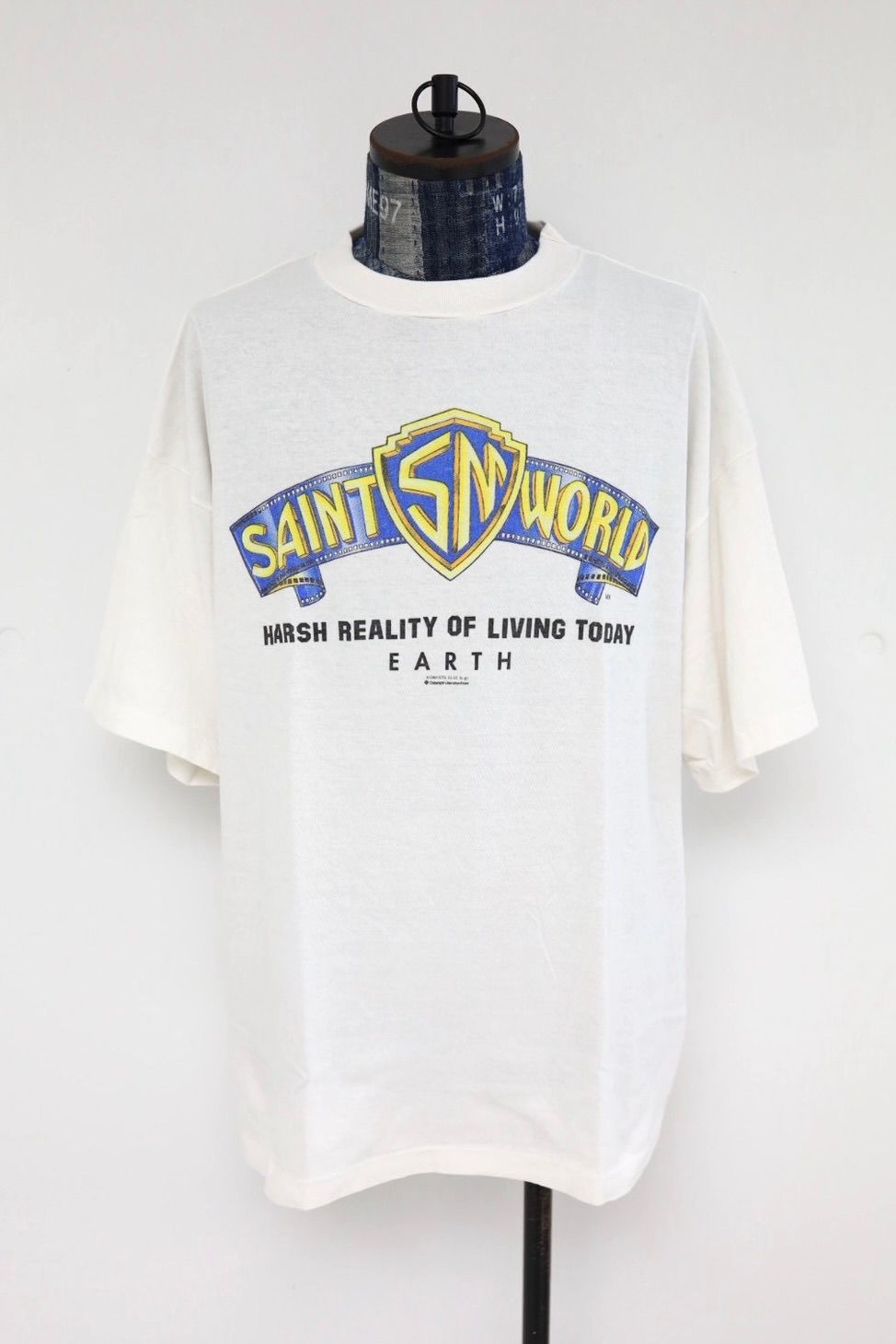 セントマイケル 26SS SAINT WORLD SS T-SHIRT(SM-MK8-0000-015)WHITE☆4月11日(土)発売！