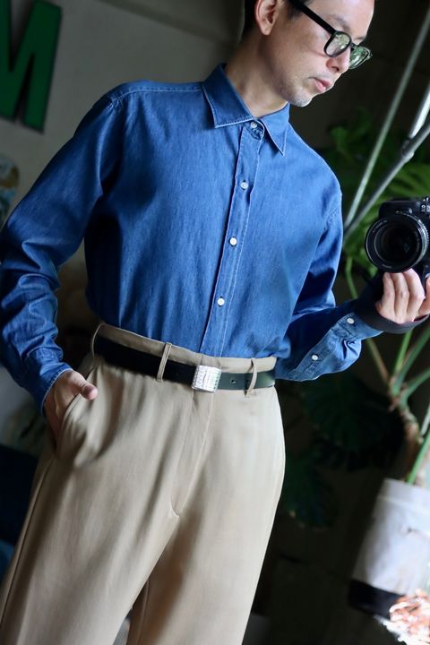 A.PRESSE Vintage Wool Trousersスタイル