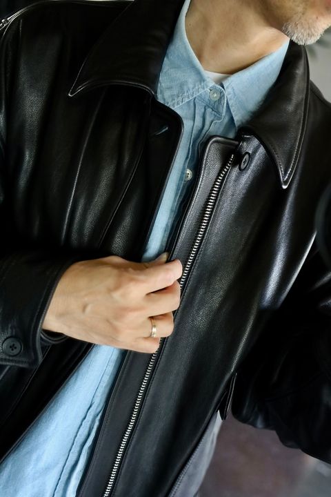 YOKE LEATHER FLIGHT JACKETスタイル2025.9.6.
