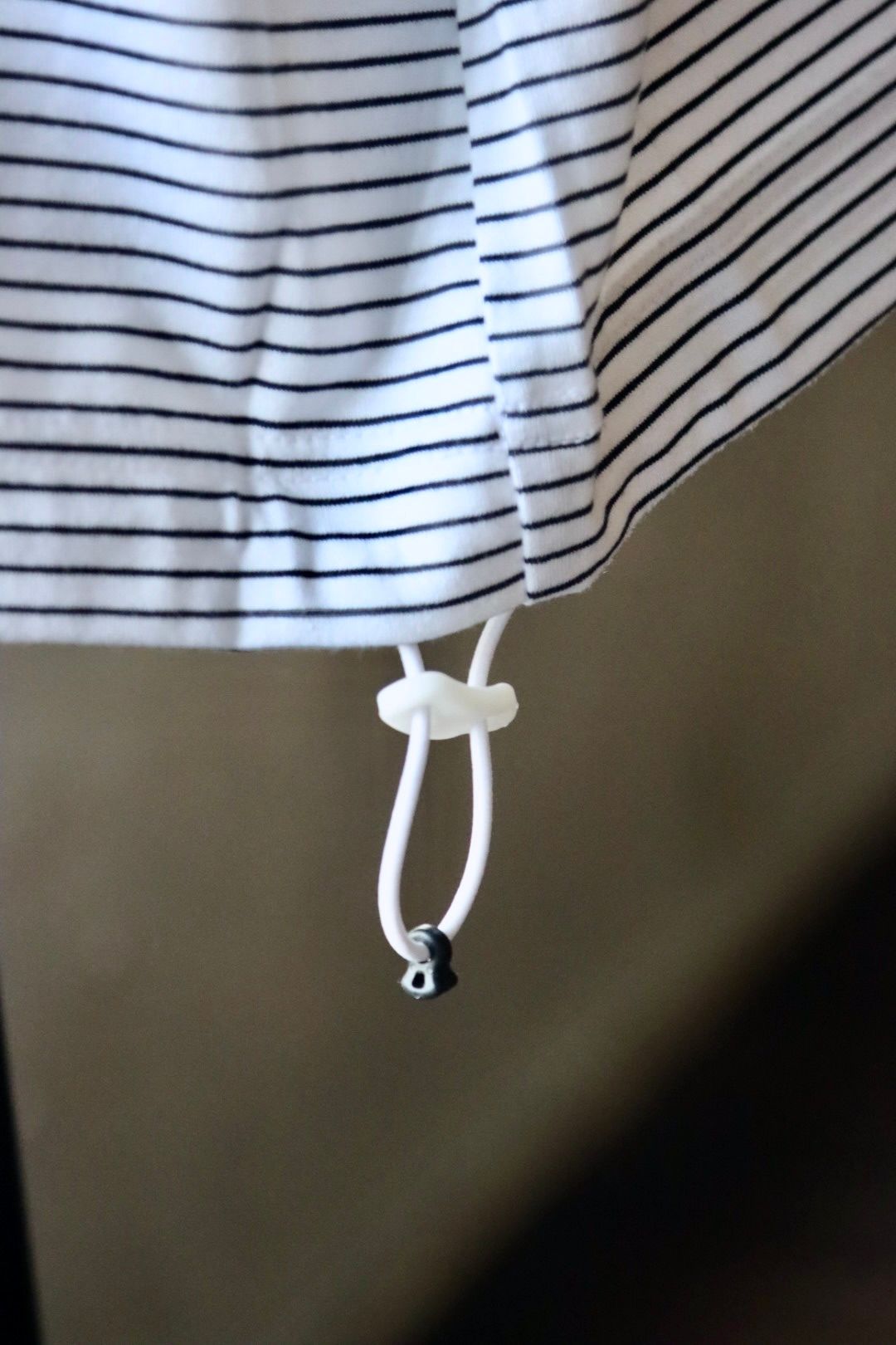 イズネス24SS BALLOON BORDER SHORT SLEEVE T-SHIRT (31SSSH05-3)WHITE×NAVY BORDER