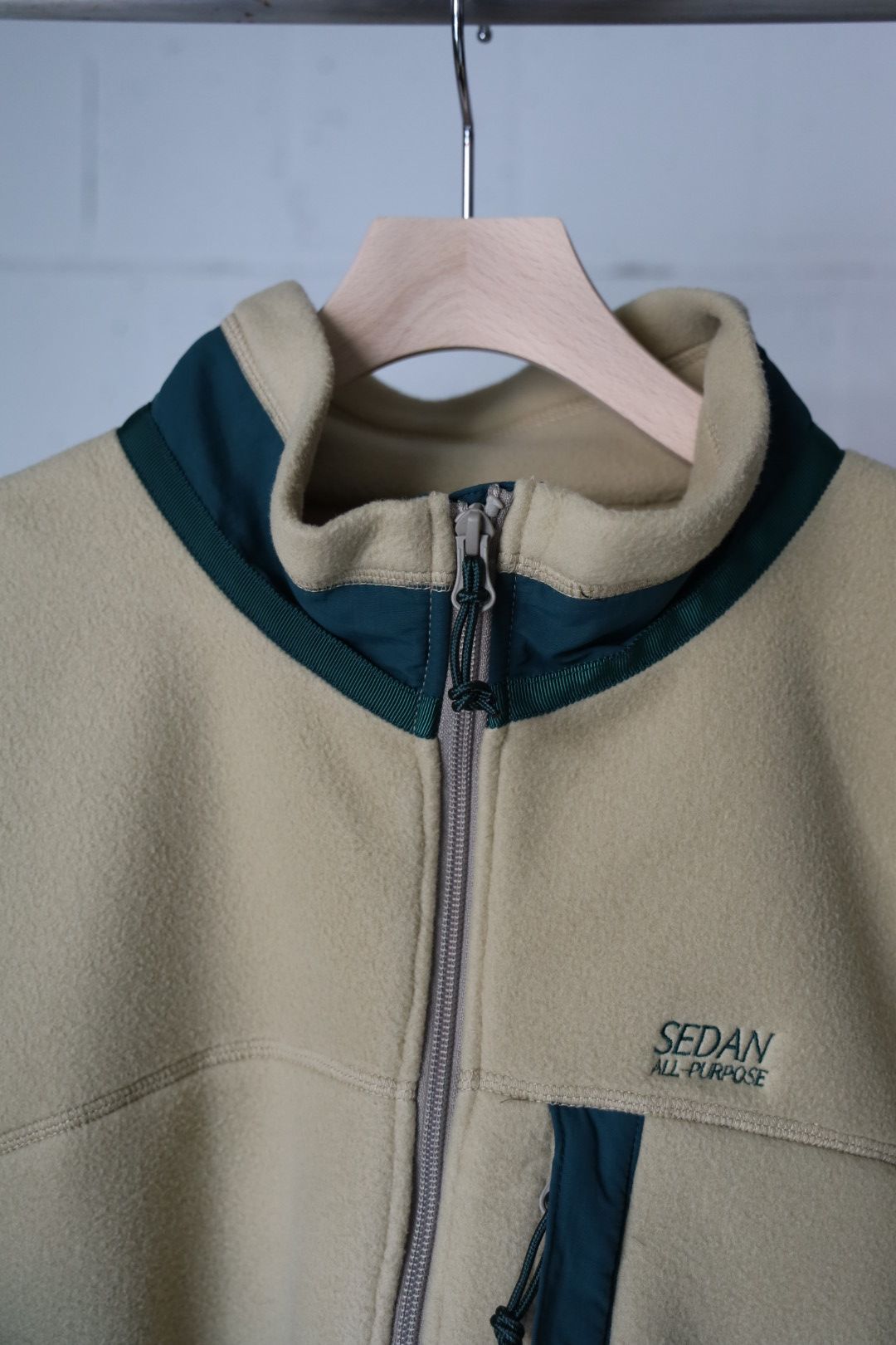セダンオールパーパス FW25 Fleece Full Zip Jacket(SD25F-CT08)Light Beige