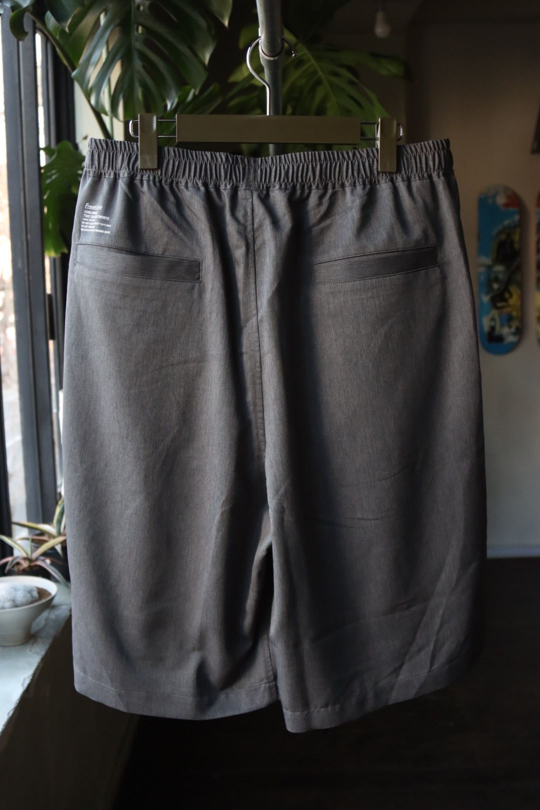 フレッシュサービスCOOLFIBER TWO TUCK EASY SHORTS (FSC261-40258)H.GRAY☆4月6日(土)発売！