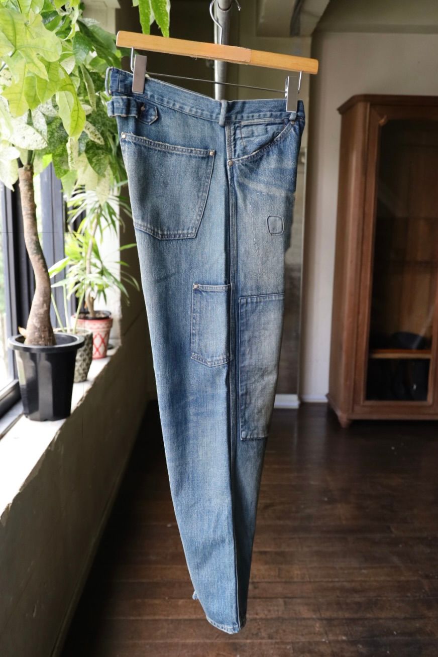 BOW WOW 25FWバウワウ  MINER'S REPAIRED DENIM WORK PANTS(BW252-MRDWP) AGED INDIGO