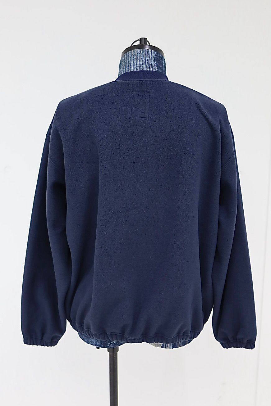 S.F.C 25FW SPOT エスエフシー FLEECE BASEBALL HALF ZIP JACKET(SFCFW25J01SP)Navy☆12月20日(土)発売！