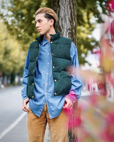 A.PRESSE Suede Down Vest 10月19日(土)新作発売！