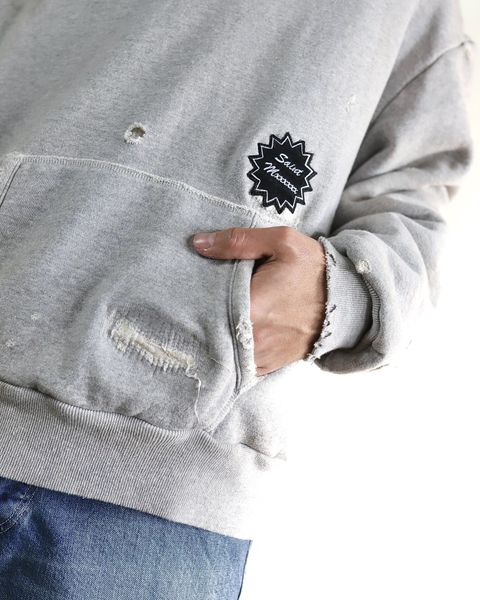 セントマイケル 24SS 新作DAMAGE HOODIE style 2024.3.8