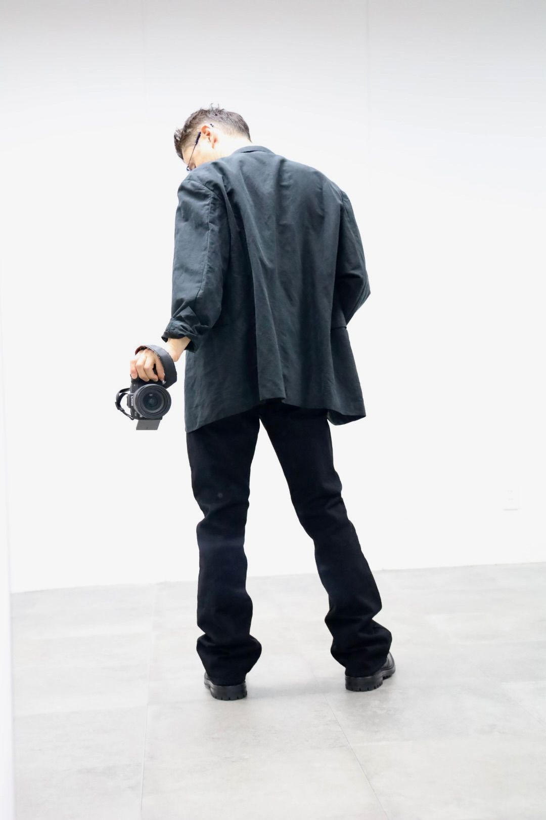 ©SAINT M×××××× 26SS BLACK DENIM PANTS/FLAREスタイル