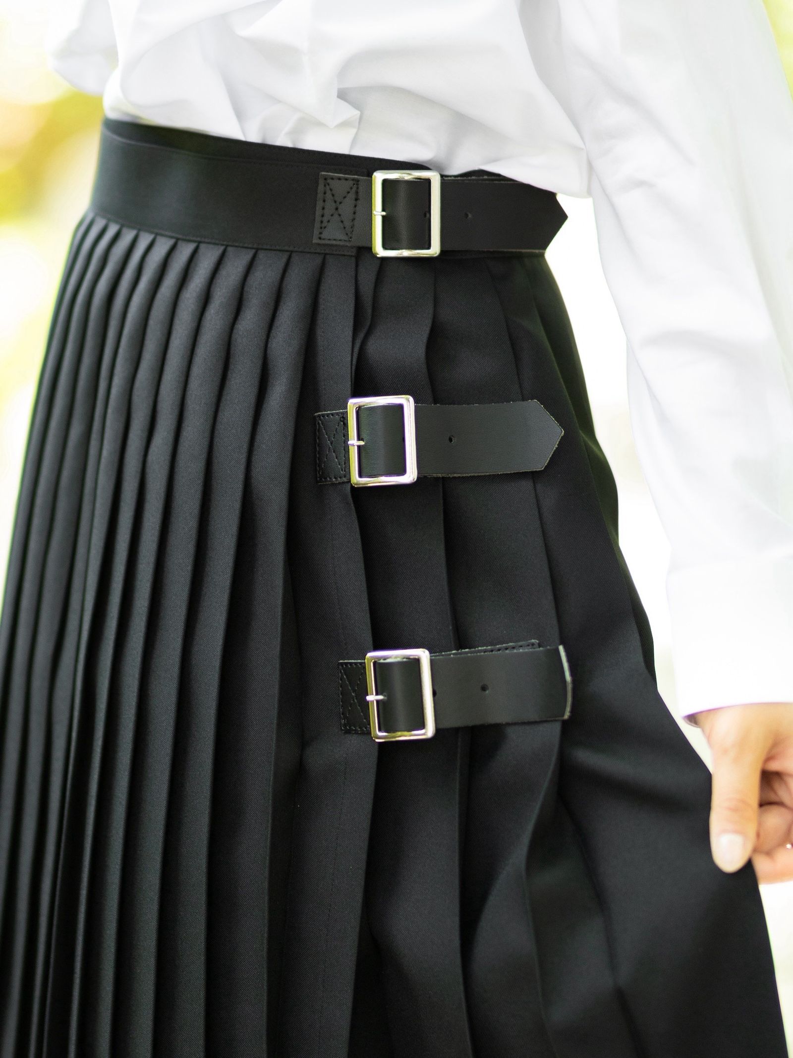 tao 26FW エステルツイルプリーツスカート(TR-S020-051-1)BLACK☆8月7日(金)発売！