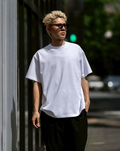 グラフペーパー Heavy Weight S/S Oversized Tee(WHITE)