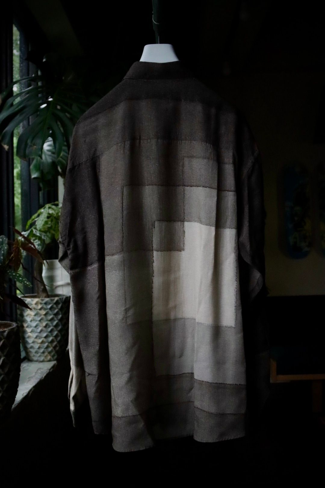 ヨーク23AW PRINTED REGULAR COLLAR SHIRT (YK23FW0558SH) CHARCOAL★7月8日(土)発売！