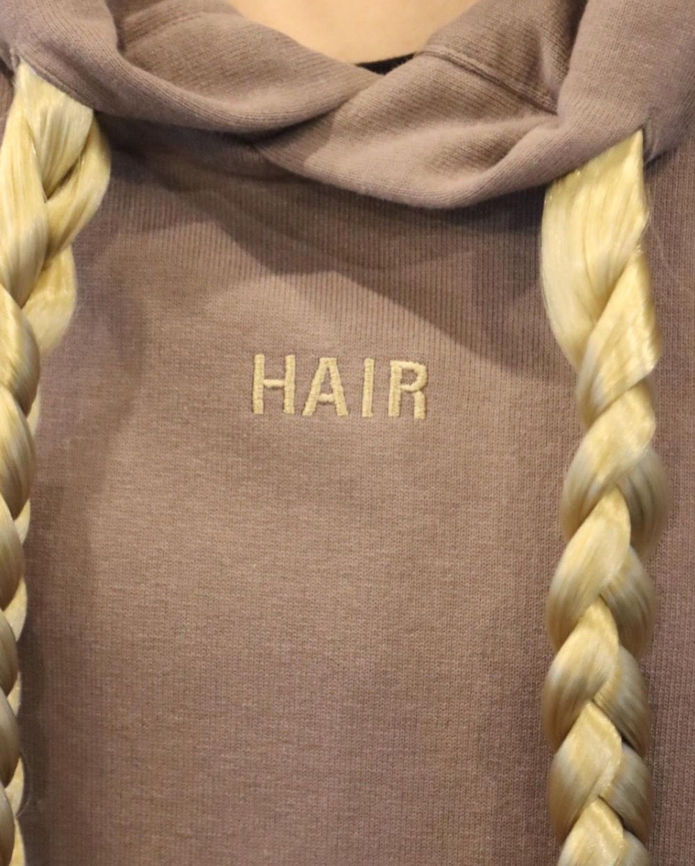 doublet 2023ss 新作HOODIE WITH BRAIDS HAIR style.2023.1.14 | 3114
